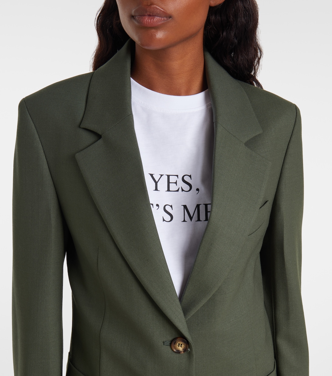 Blazer de botonadura simple | Victoria Beckham