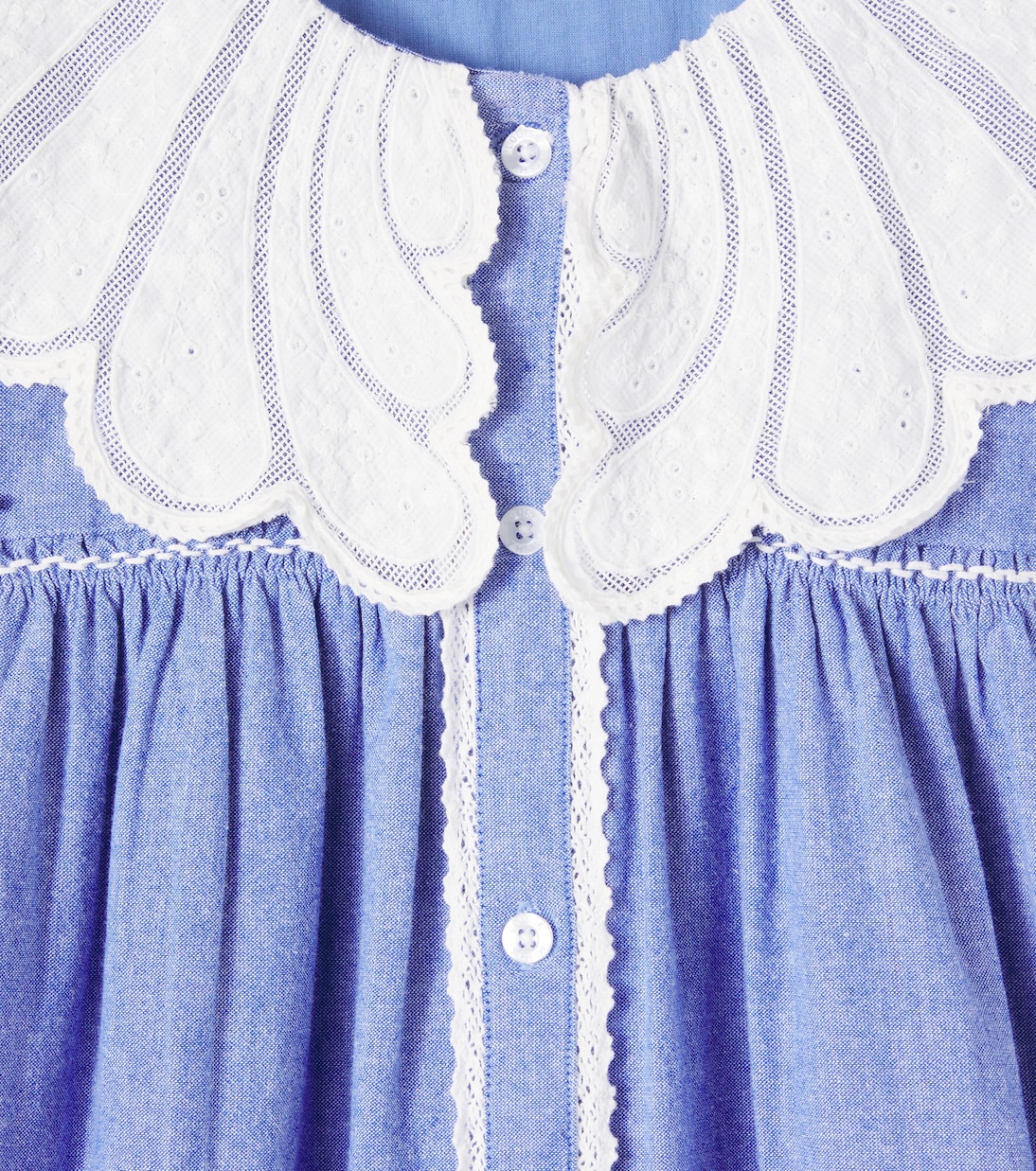 Hyacinte cotton chambray dress | Louise Misha