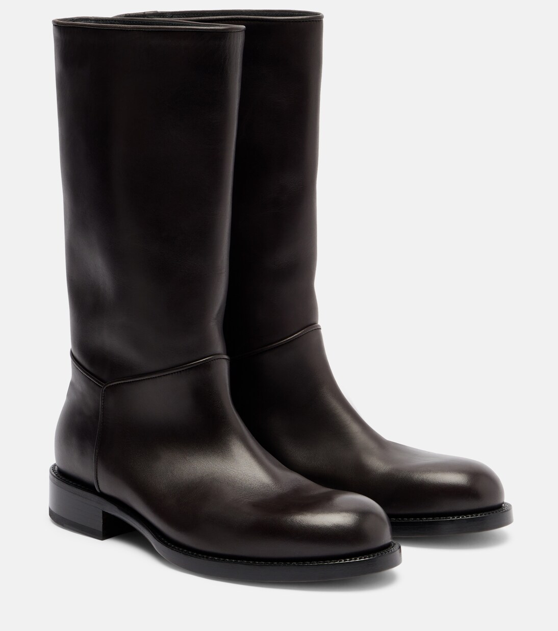 Nobilis Riding leather knee-high boots | The Row