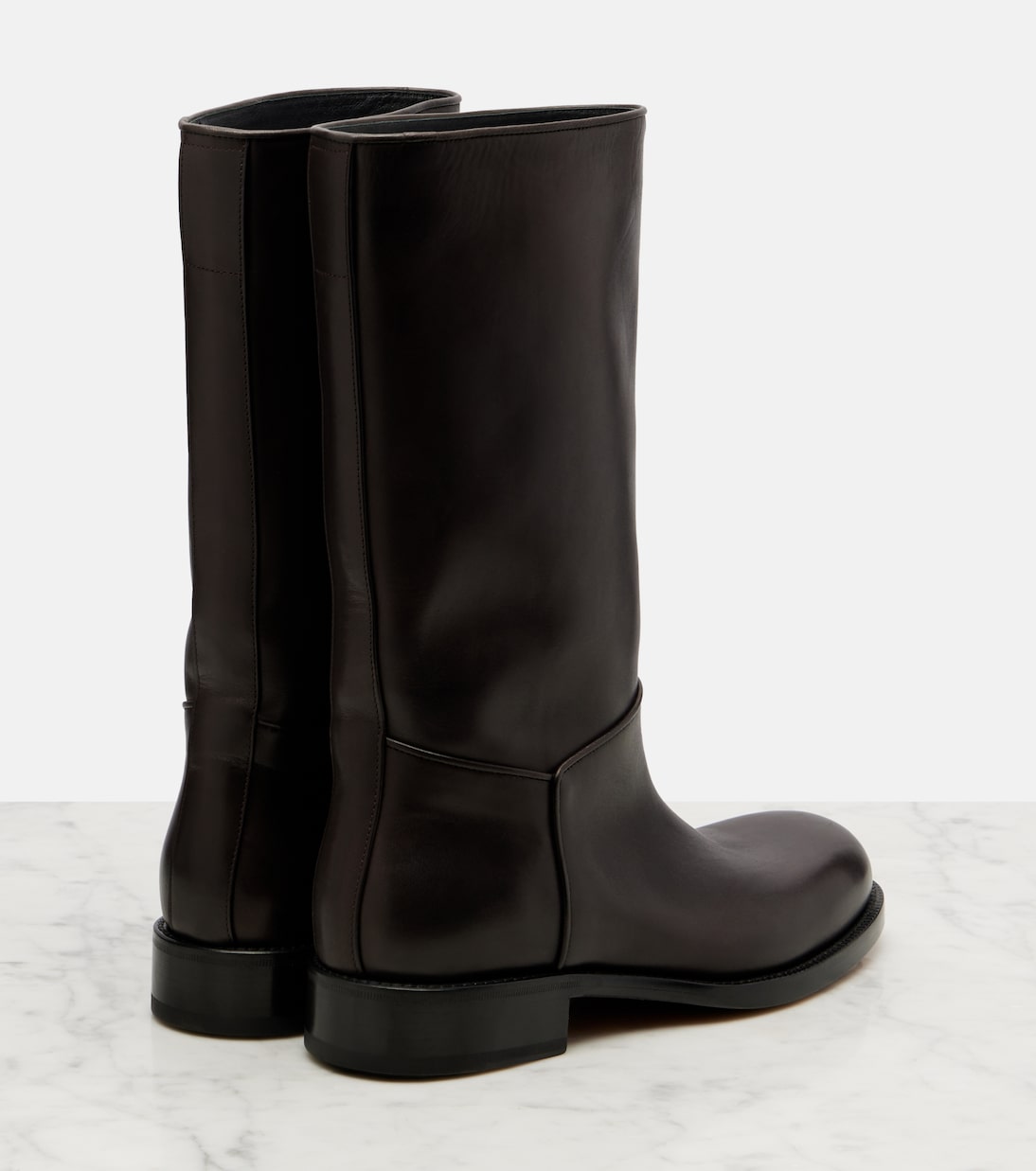 Nobilis Riding leather knee-high boots | The Row
