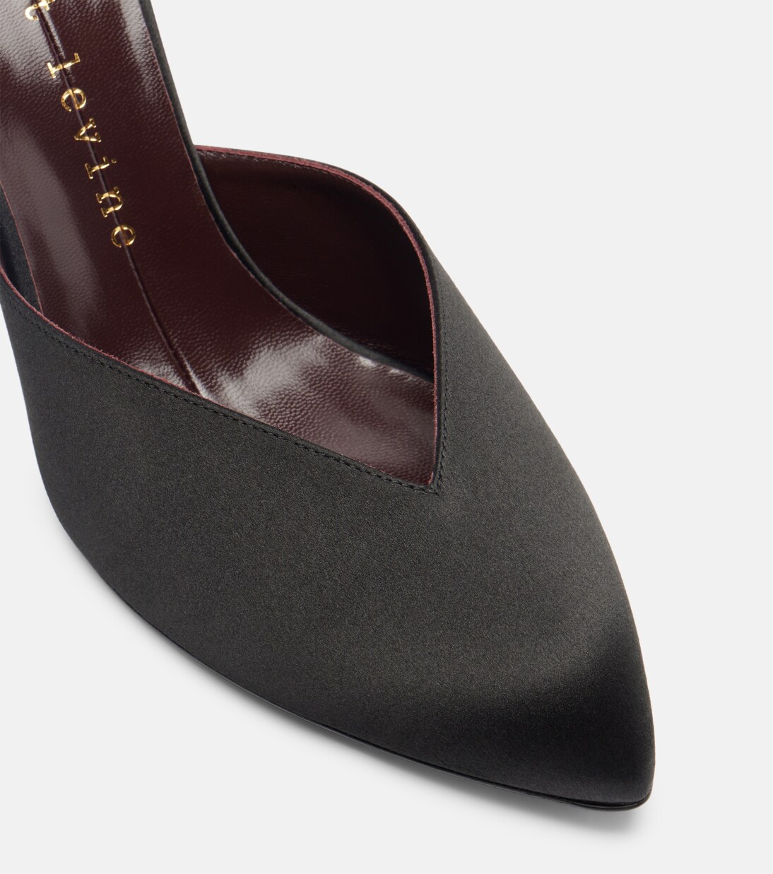 Sitting Pretty satin mules | Herbert Levine