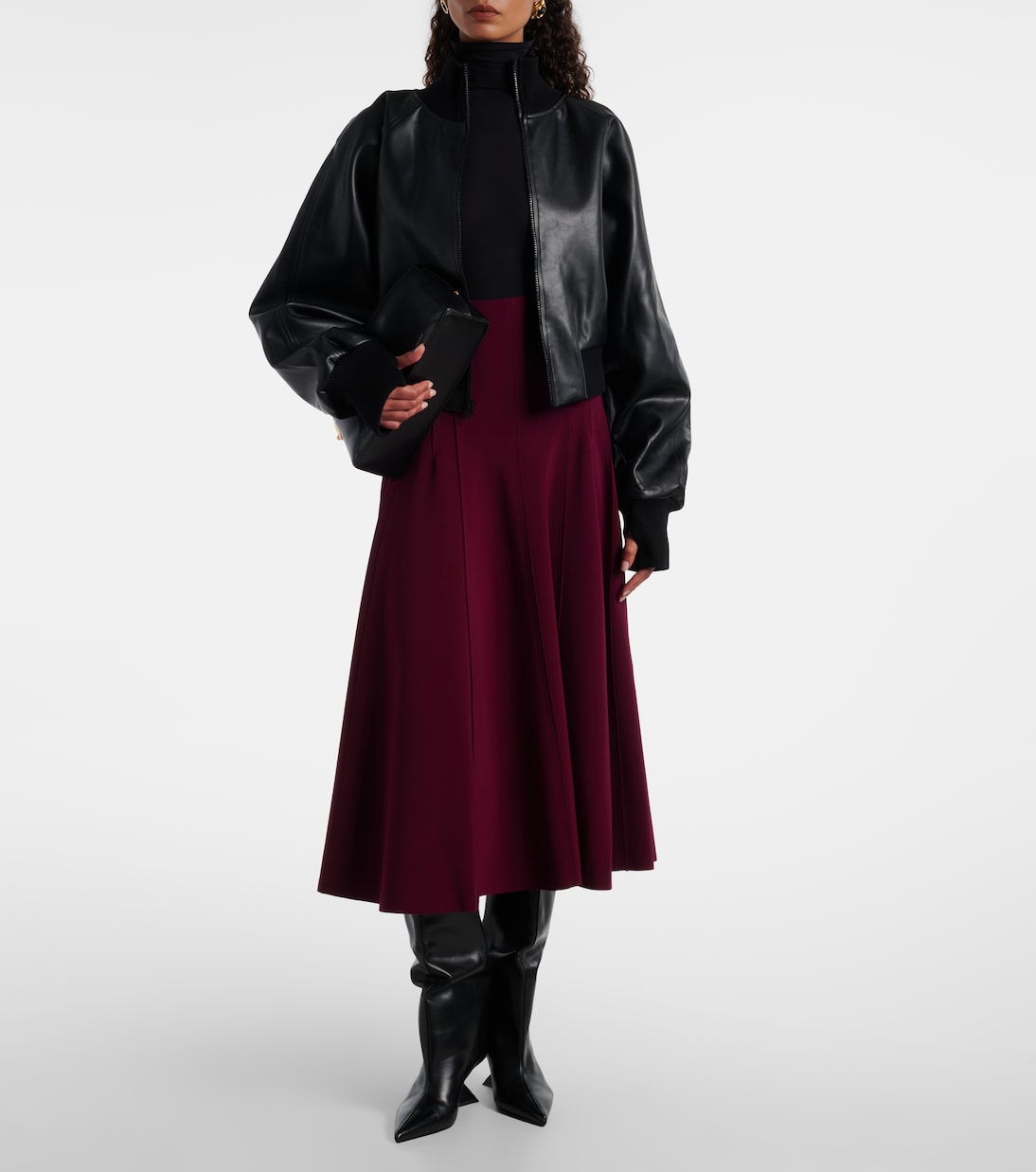 Flared maxi skirt | Norma Kamali