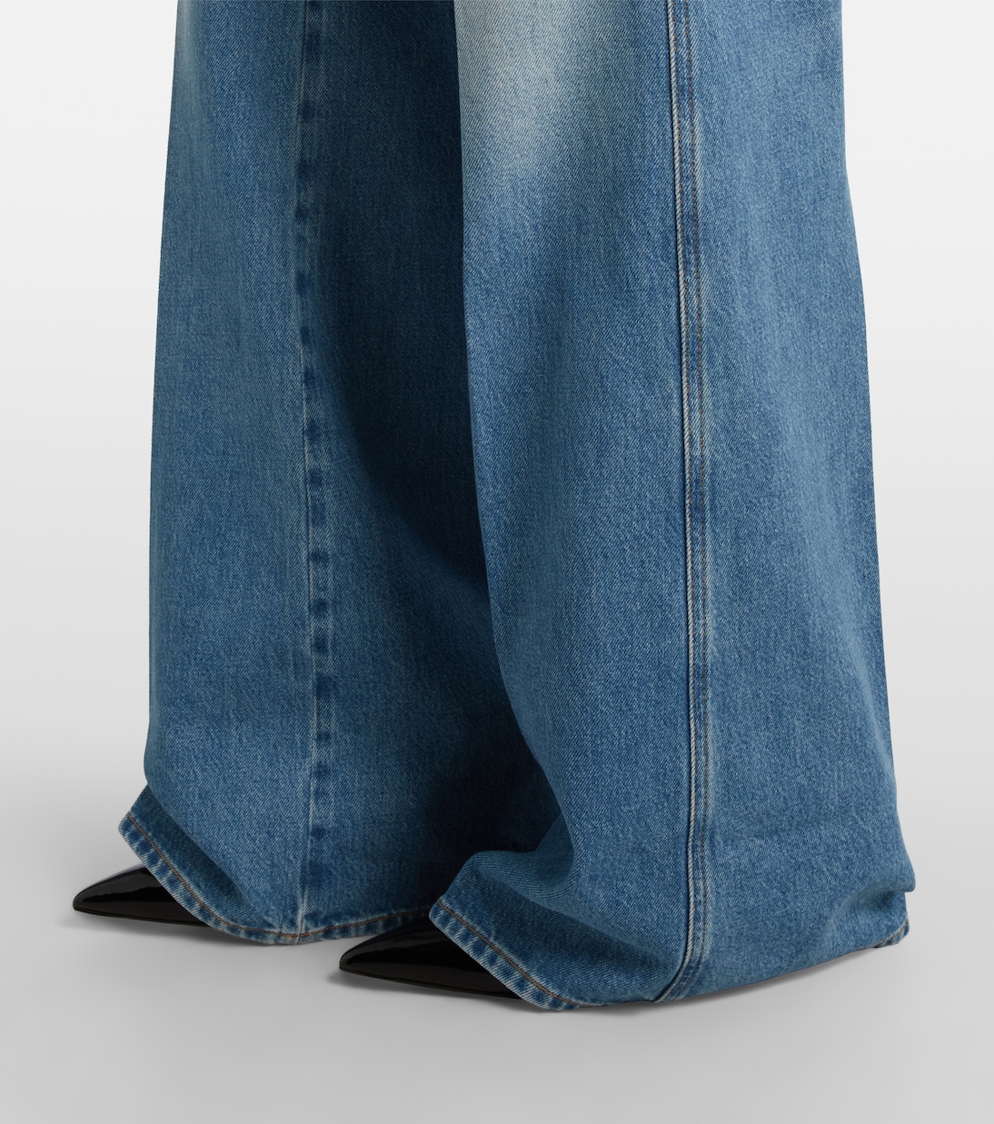 Mid-Rise Flared Jeans Horsebit | Gucci