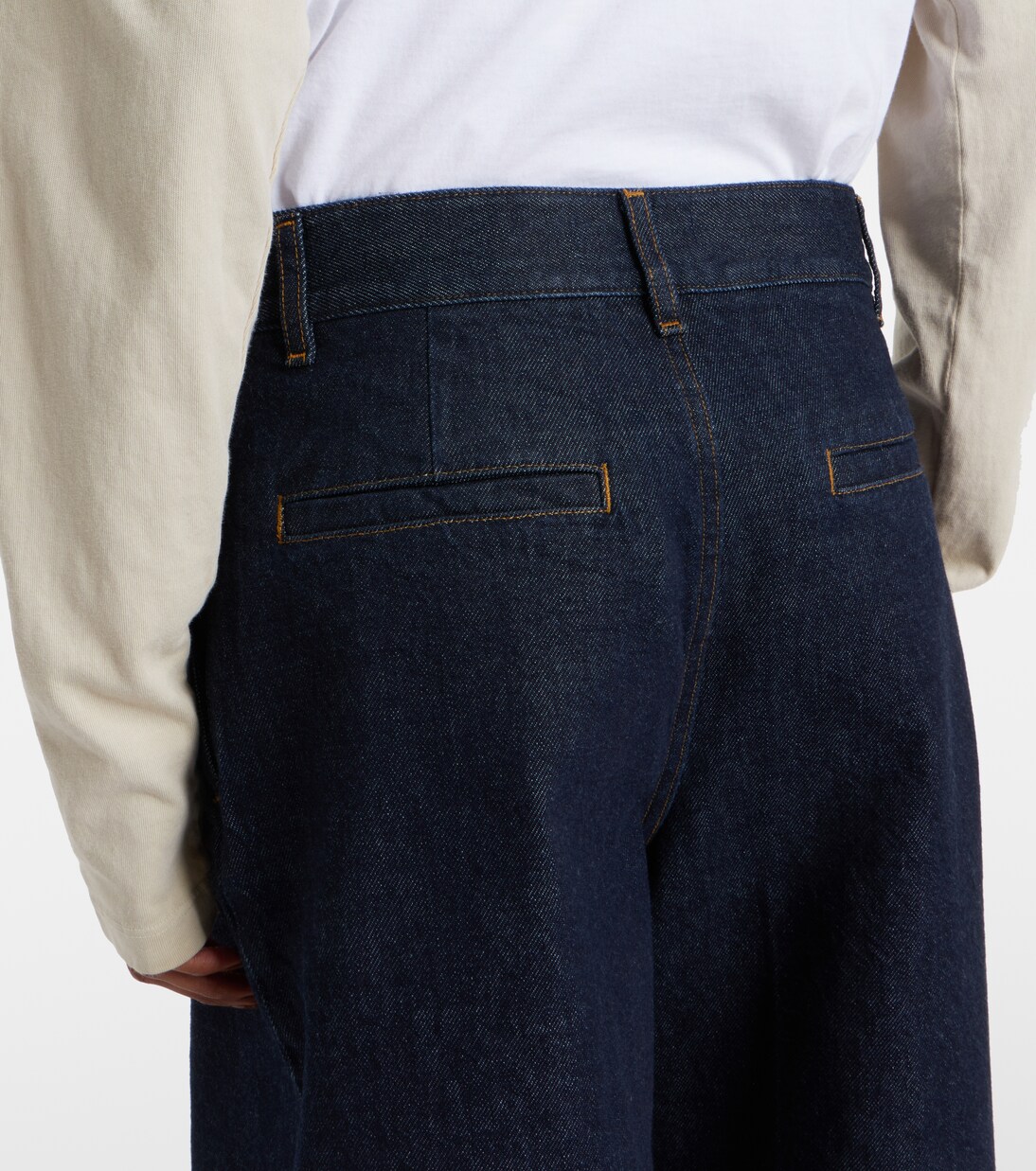 Short ample à taille basse en jean | Frame