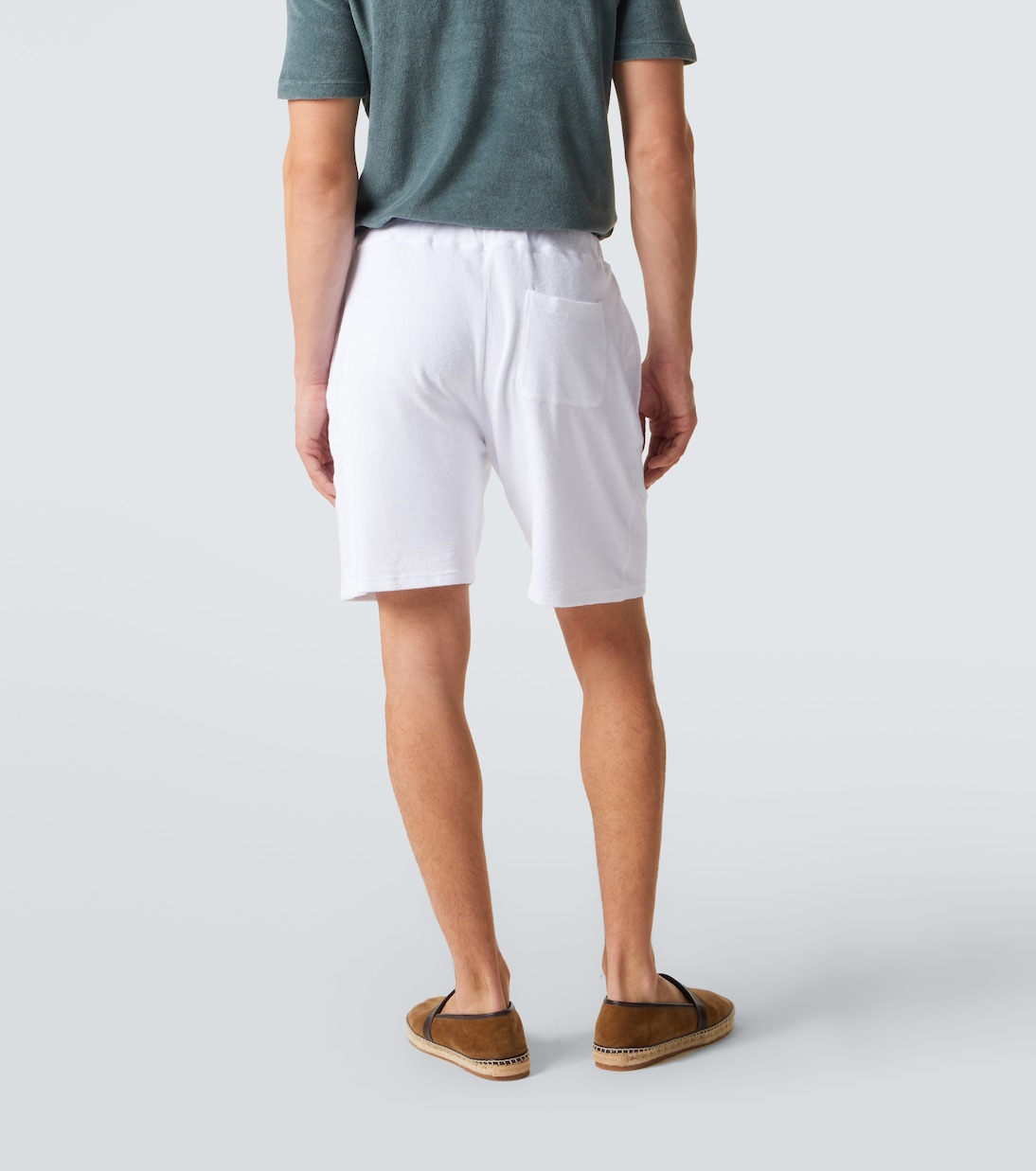 Cotton terry shorts | Fedeli