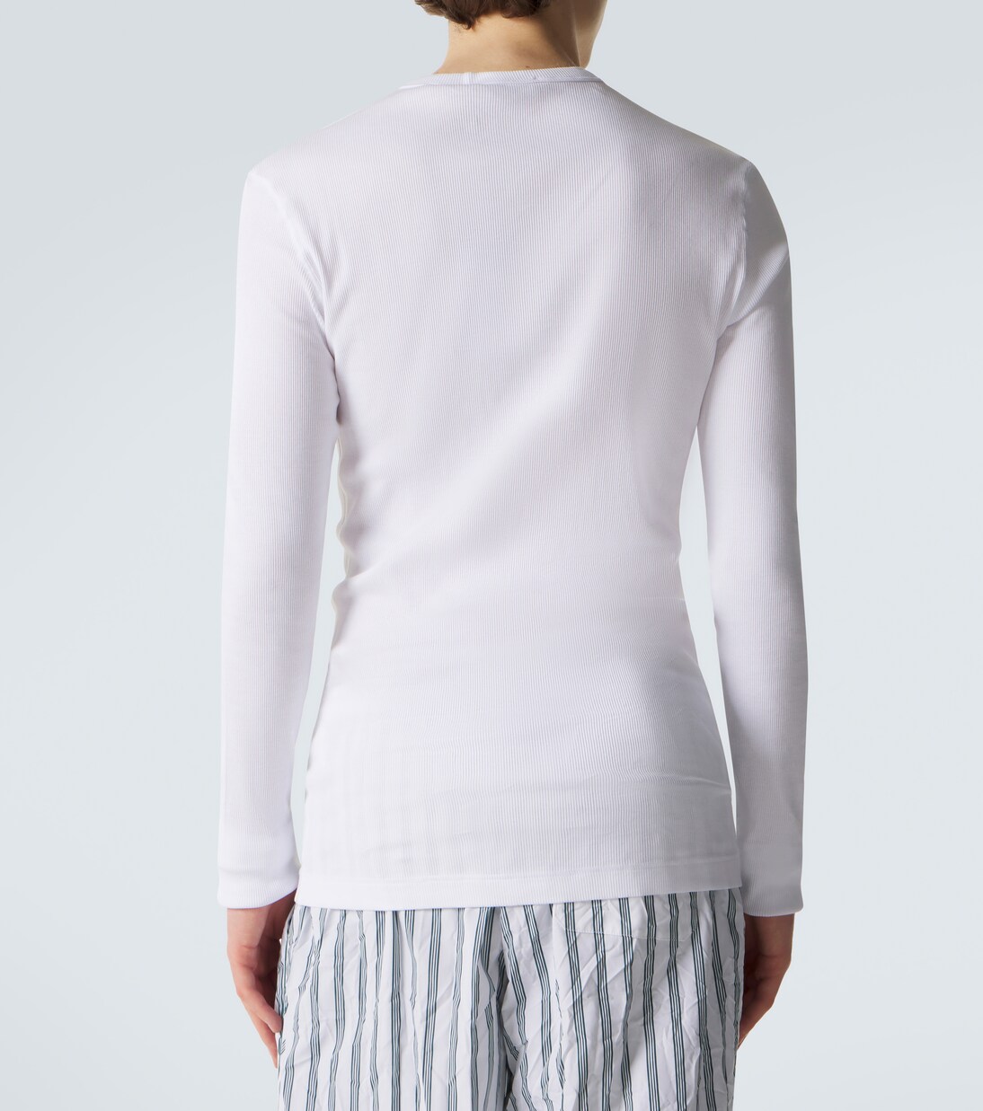 Ribbed-knit cotton Henley shirt | Dolce&Gabbana