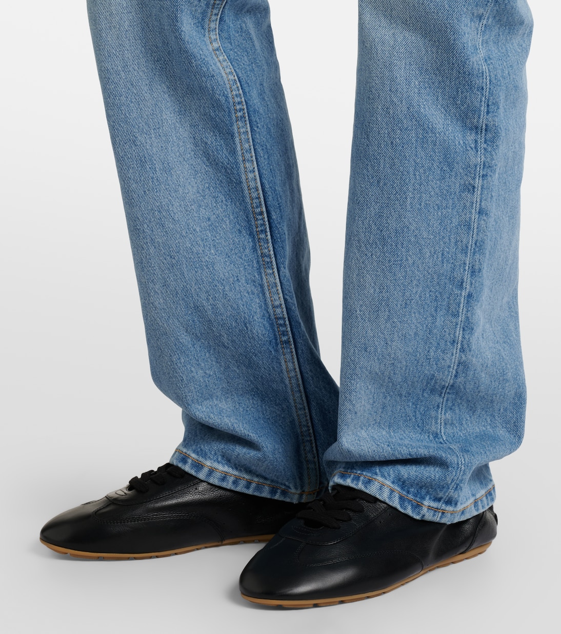 Lewis leather sneakers | Saint Laurent