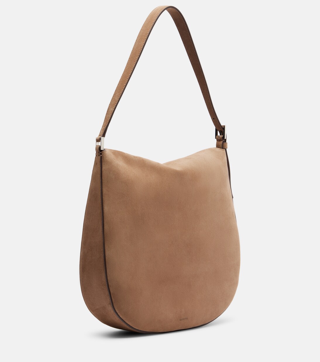 Tondo Large suede shoulder bag | Savette