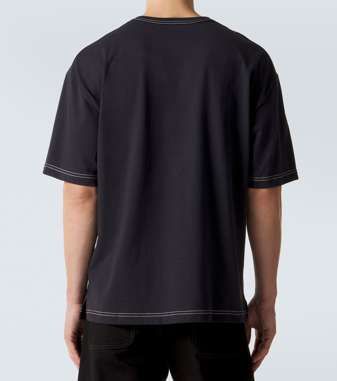 T-Shirt aus Baumwolle und Leinen | Lemaire