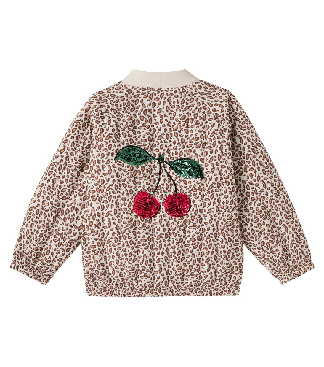 Juno leopard-print sequined bomber jacket | Konges Sløjd