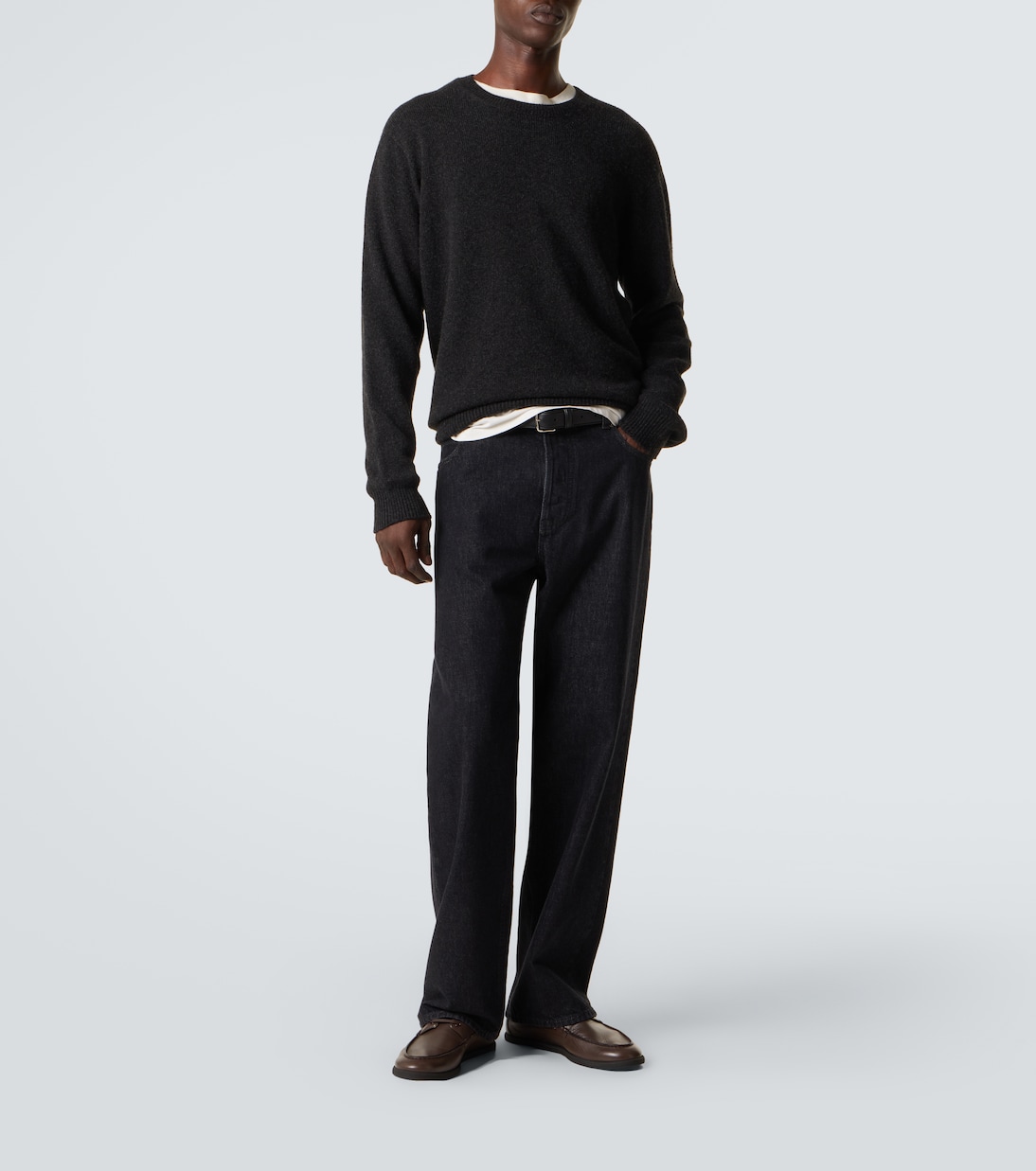 Leather boat shoes | The Row