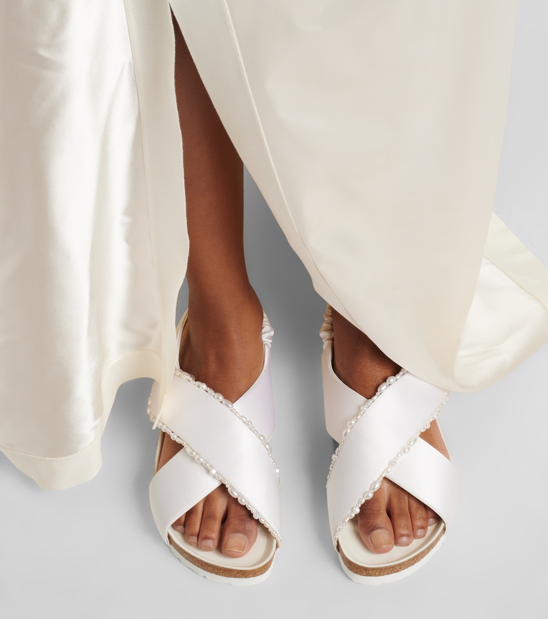 X Danielle Frankel Sandalen Tulum aus Satin | Birkenstock 1774