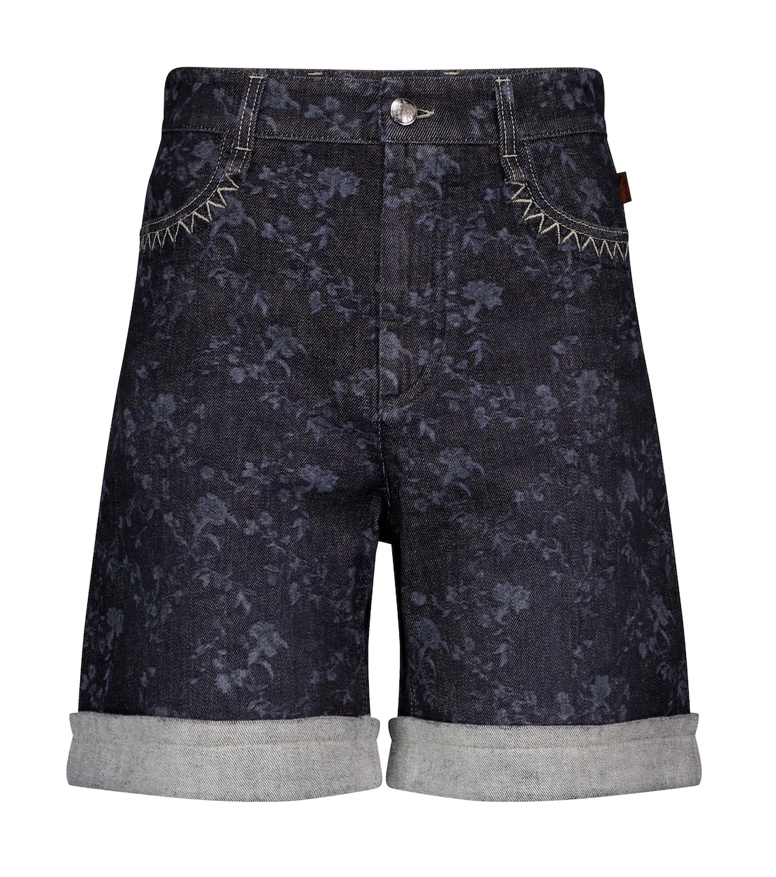 Bermudas de denim de tiro alto | Chloé