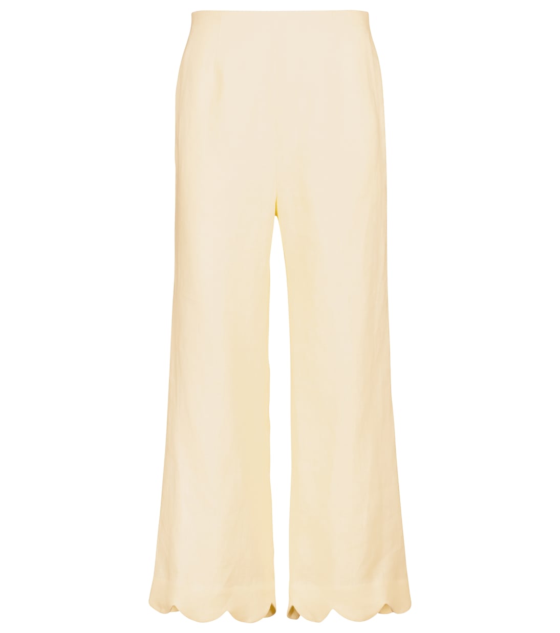 Pantalon droit taille haute en lin | Lisa Marie Fernandez