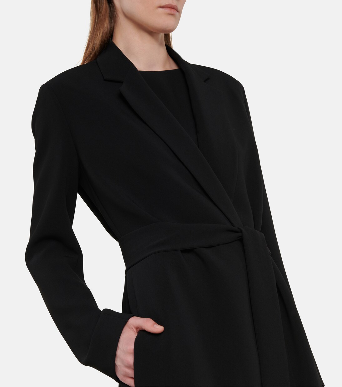 Harri cady coat in black - The Row | Mytheresa