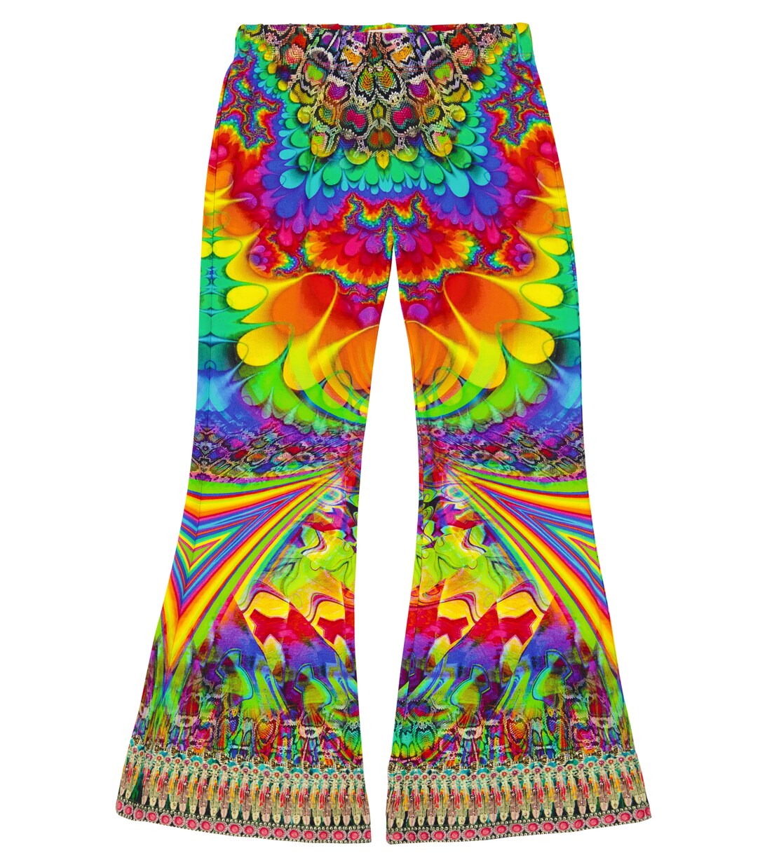 Printed high-rise flared leggings | Camilla Kids