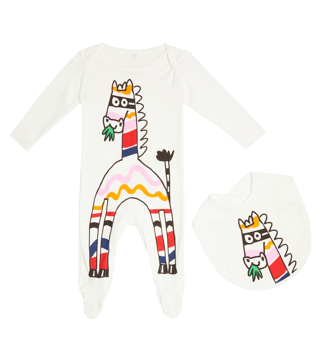 Baby - Tutina e bavaglino in cotone | Stella McCartney Kids