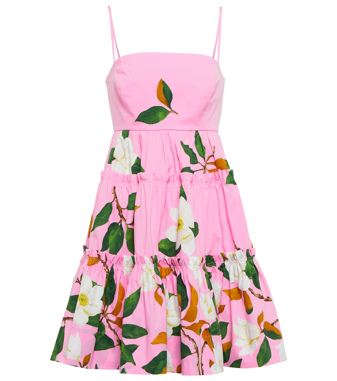 Cotton poplin minidress | Oscar de la Renta