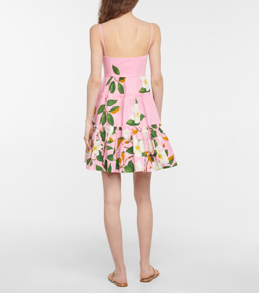 Cotton poplin minidress | Oscar de la Renta