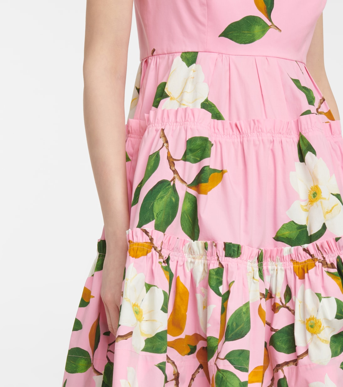 Cotton poplin minidress | Oscar de la Renta
