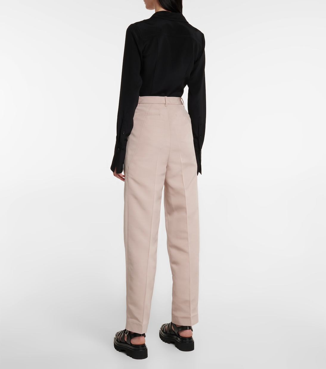 Gerade High-Rise-Hose | Peter Do