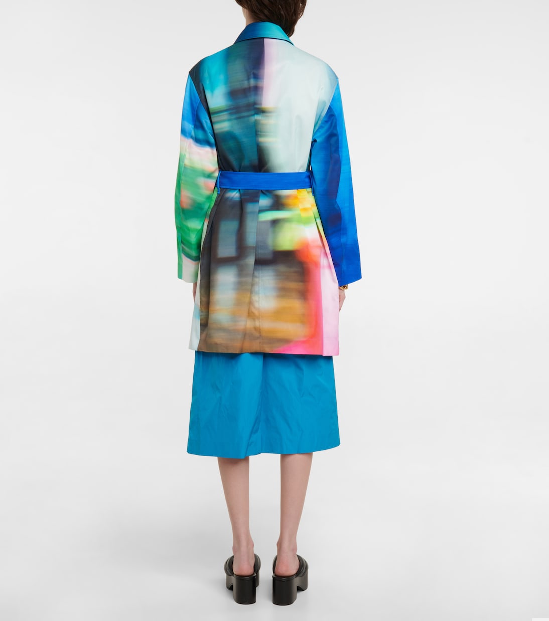Soprabito in misto cotone con stampa | Dries Van Noten