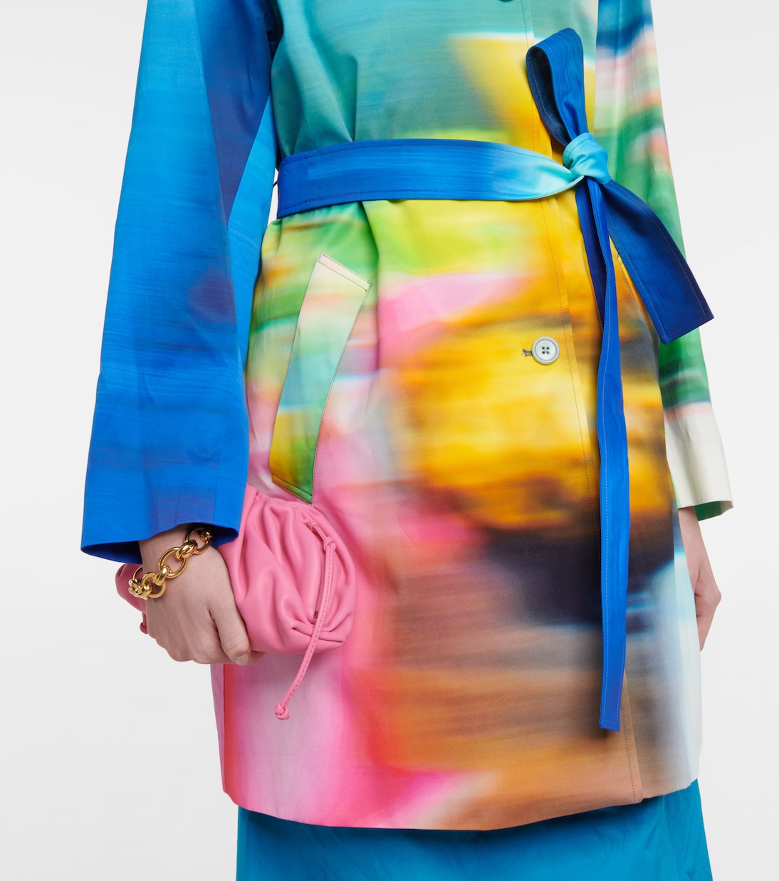 Soprabito in misto cotone con stampa | Dries Van Noten