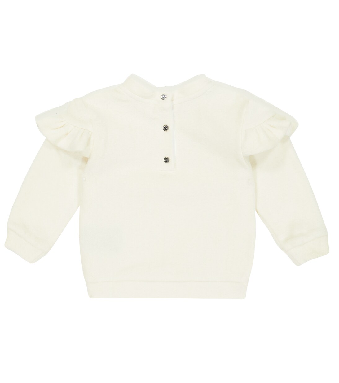 Baby - Felpa in cotone con stampa | Balmain Kids
