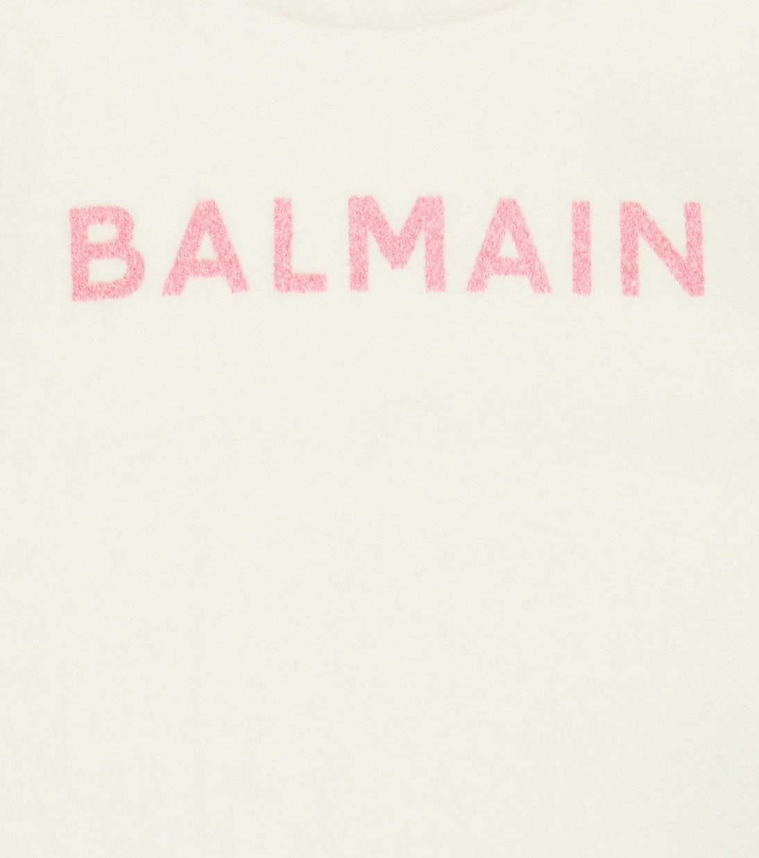 Baby - Felpa in cotone con stampa | Balmain Kids