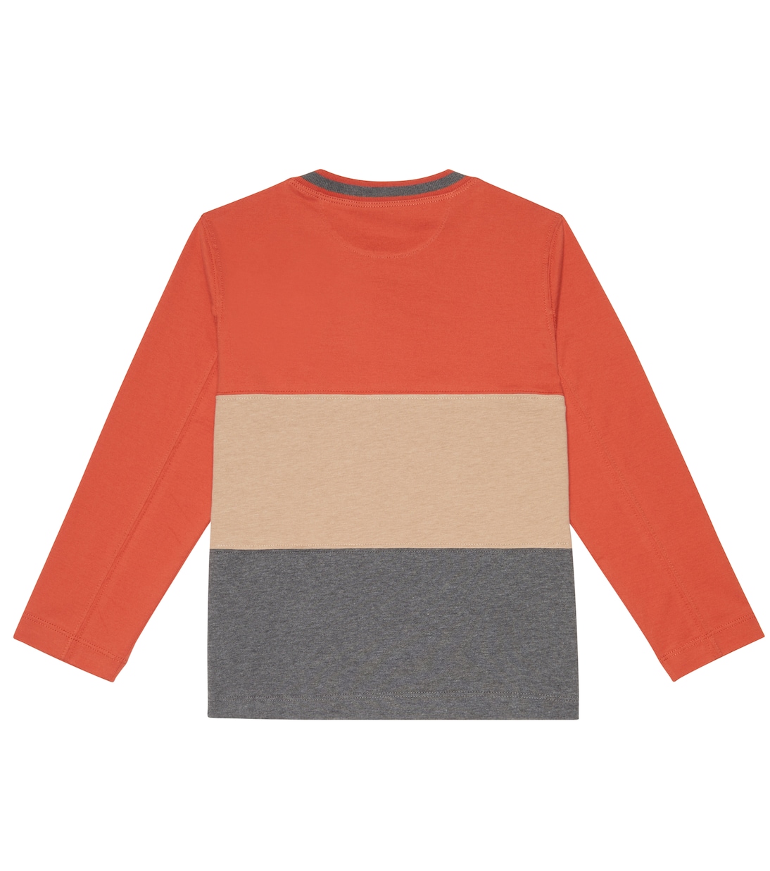 스트라이프 코튼 스웨터 | Brunello Cucinelli Kids