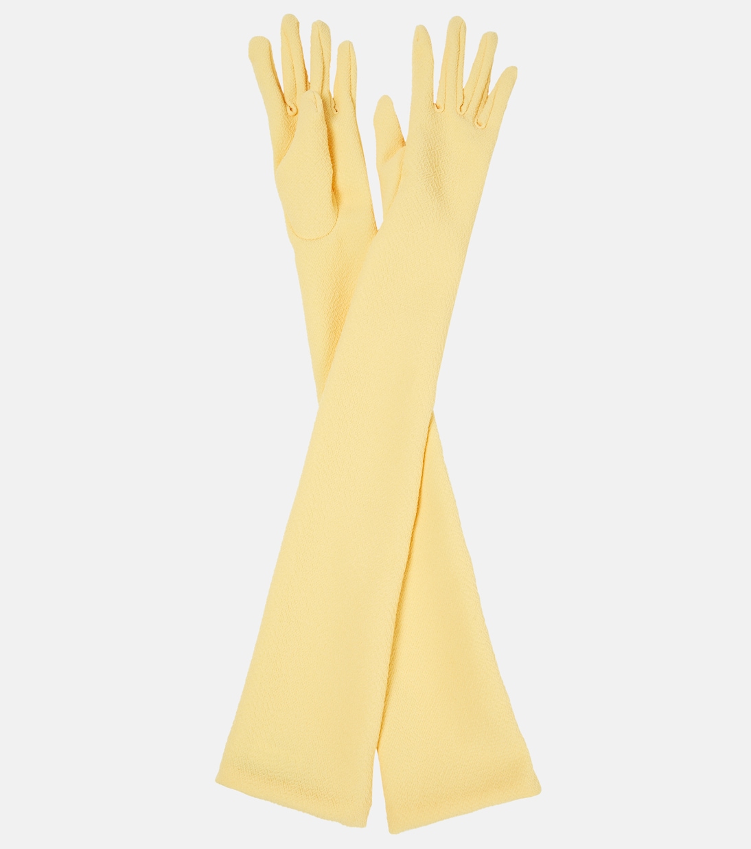 Guantes largos de crepé | Emilia Wickstead