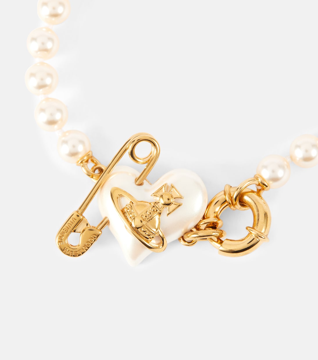 Bracciale VIVIENNE WESTWOOD con perle finte Orietta, stile giovane e trendy