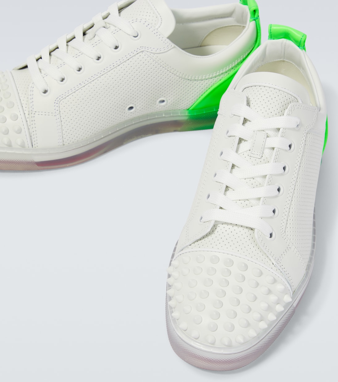 Baskets Louis Junior Spikes en cuir | Christian Louboutin