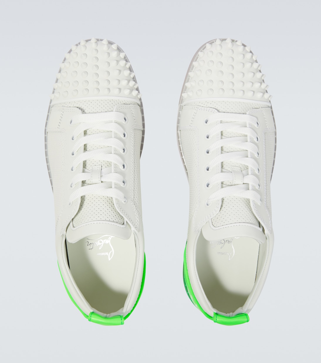 Baskets Louis Junior Spikes en cuir | Christian Louboutin