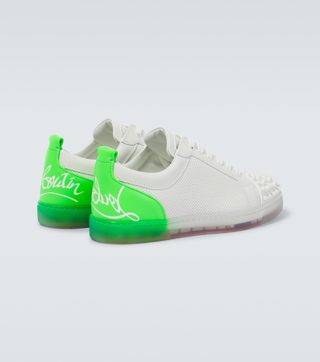 Baskets Louis Junior Spikes en cuir | Christian Louboutin