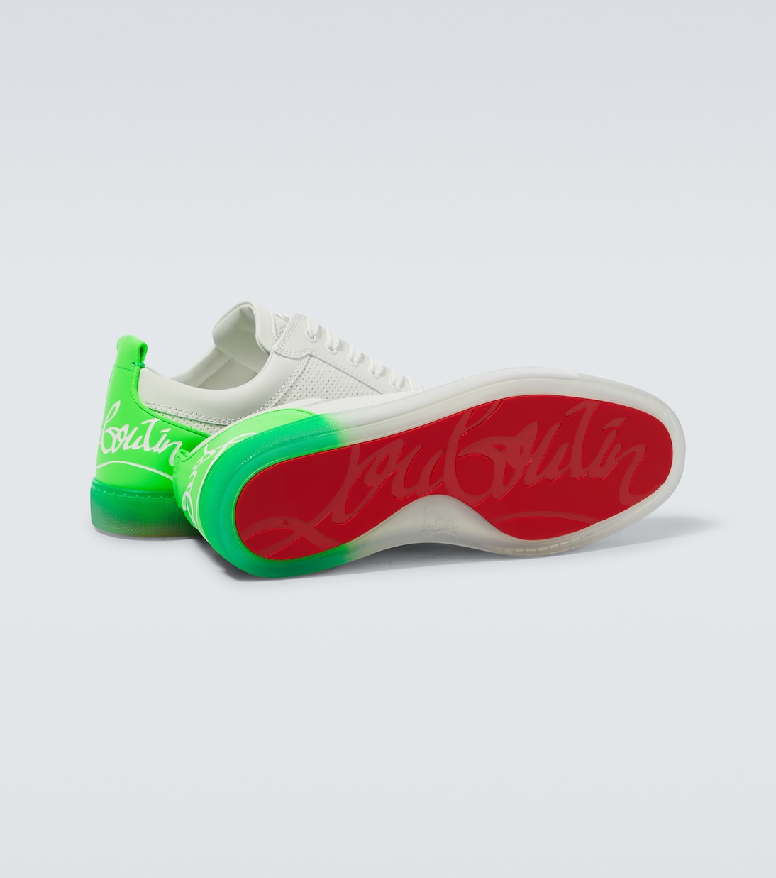 Baskets Louis Junior Spikes en cuir | Christian Louboutin