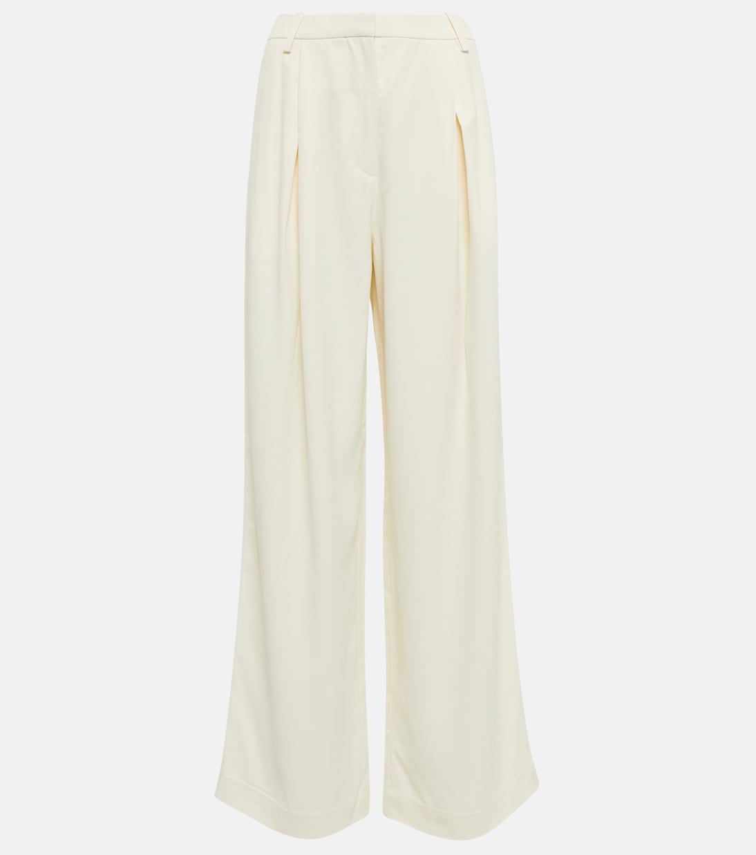 Pleated wide-leg pants in white - CO | Mytheresa