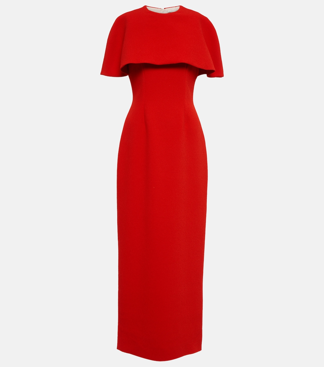 Elham cape crêpe midi dress | Emilia Wickstead