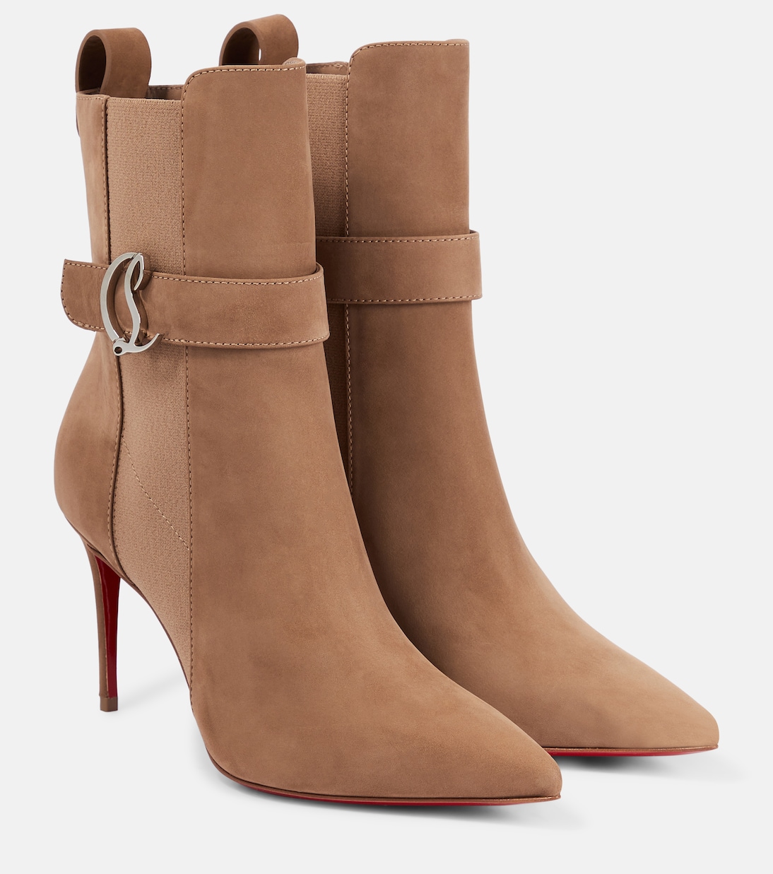 CL Chelsea Booty suede ankle boots | Christian Louboutin