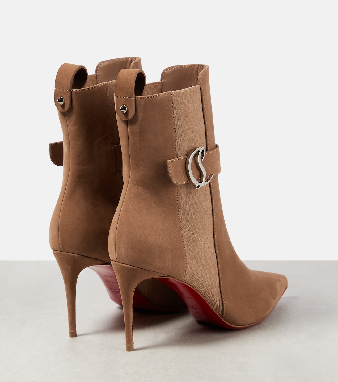 CL Chelsea Booty suede ankle boots | Christian Louboutin