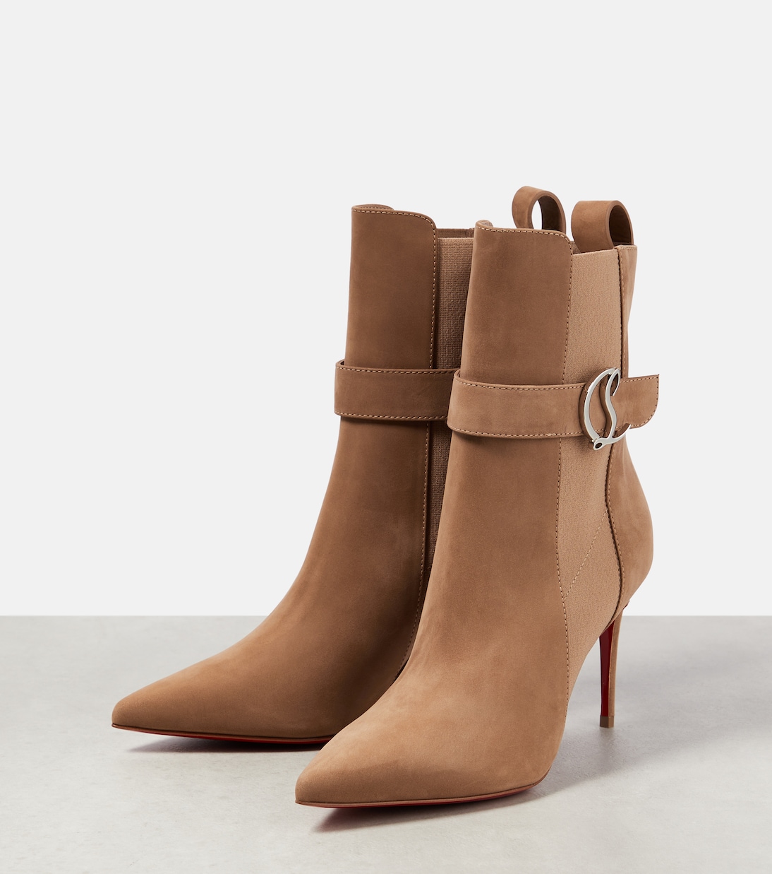 CL Chelsea Booty suede ankle boots | Christian Louboutin