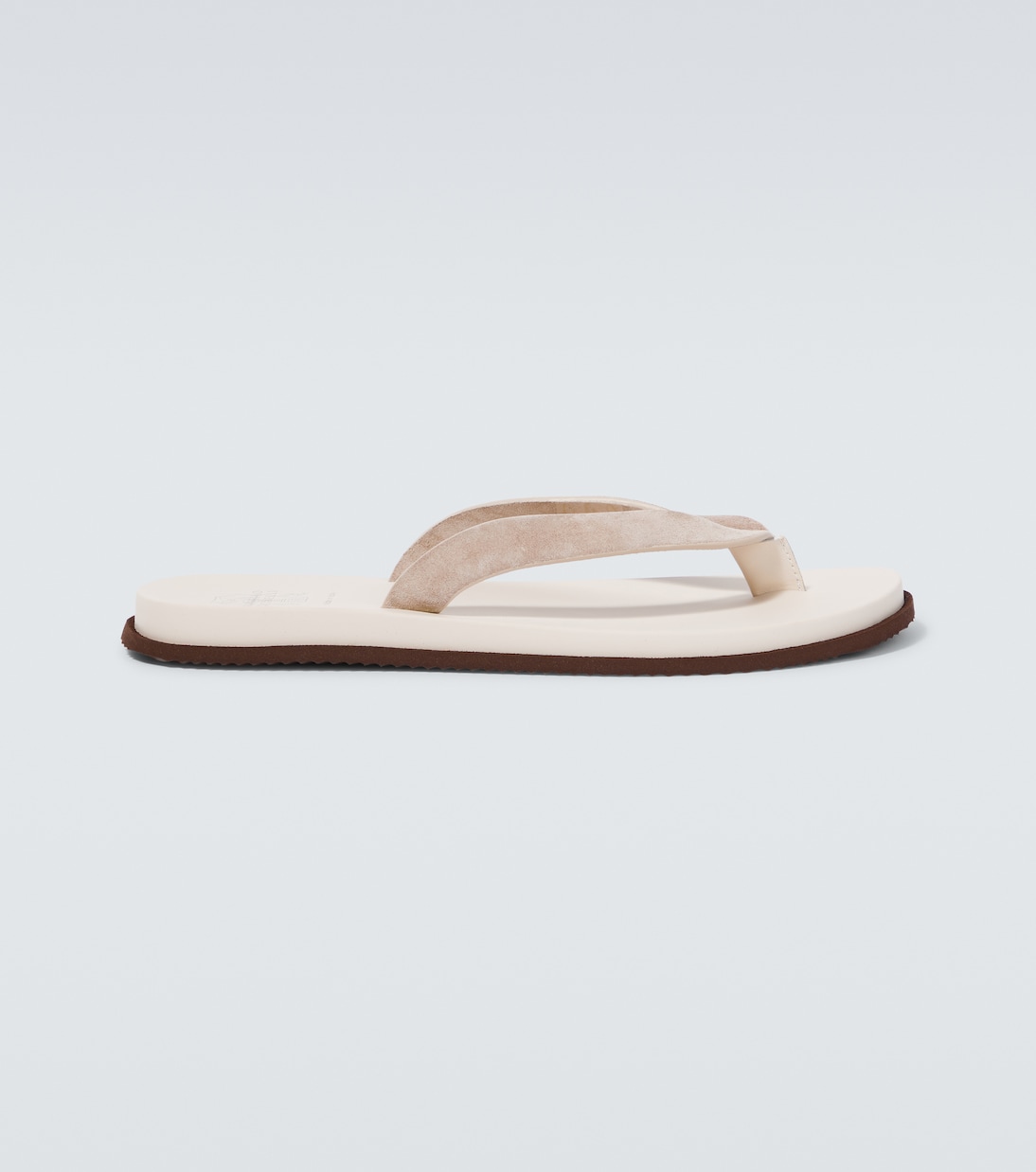 Suede thong sandals | Brunello Cucinelli