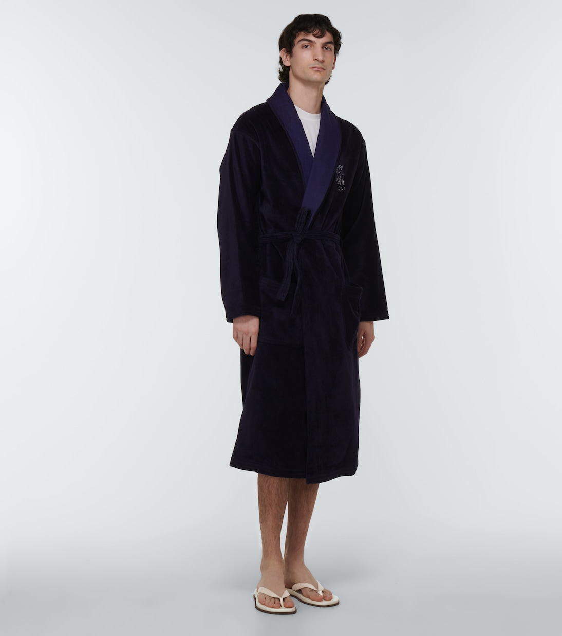 Suede thong sandals | Brunello Cucinelli