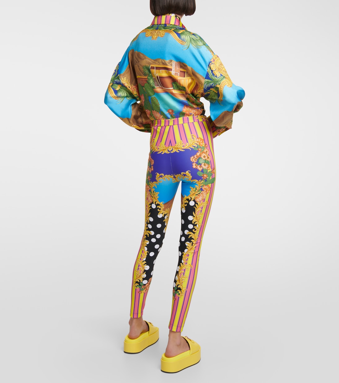 Medusa Palm Springs leggings | Versace