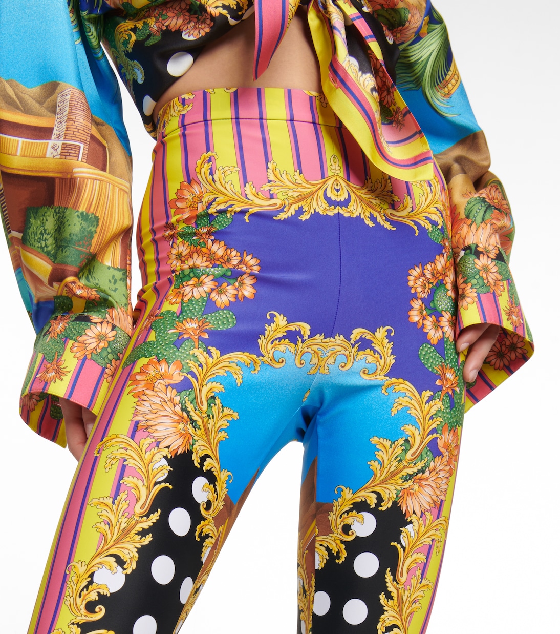 Medusa Palm Springs leggings | Versace