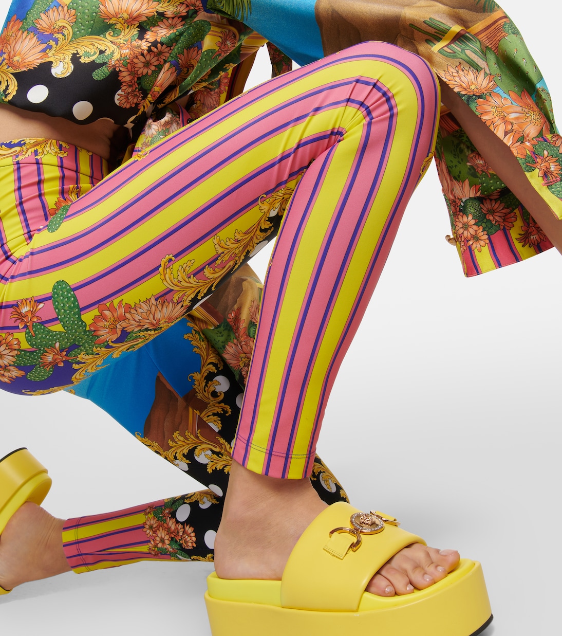 Medusa Palm Springs leggings | Versace