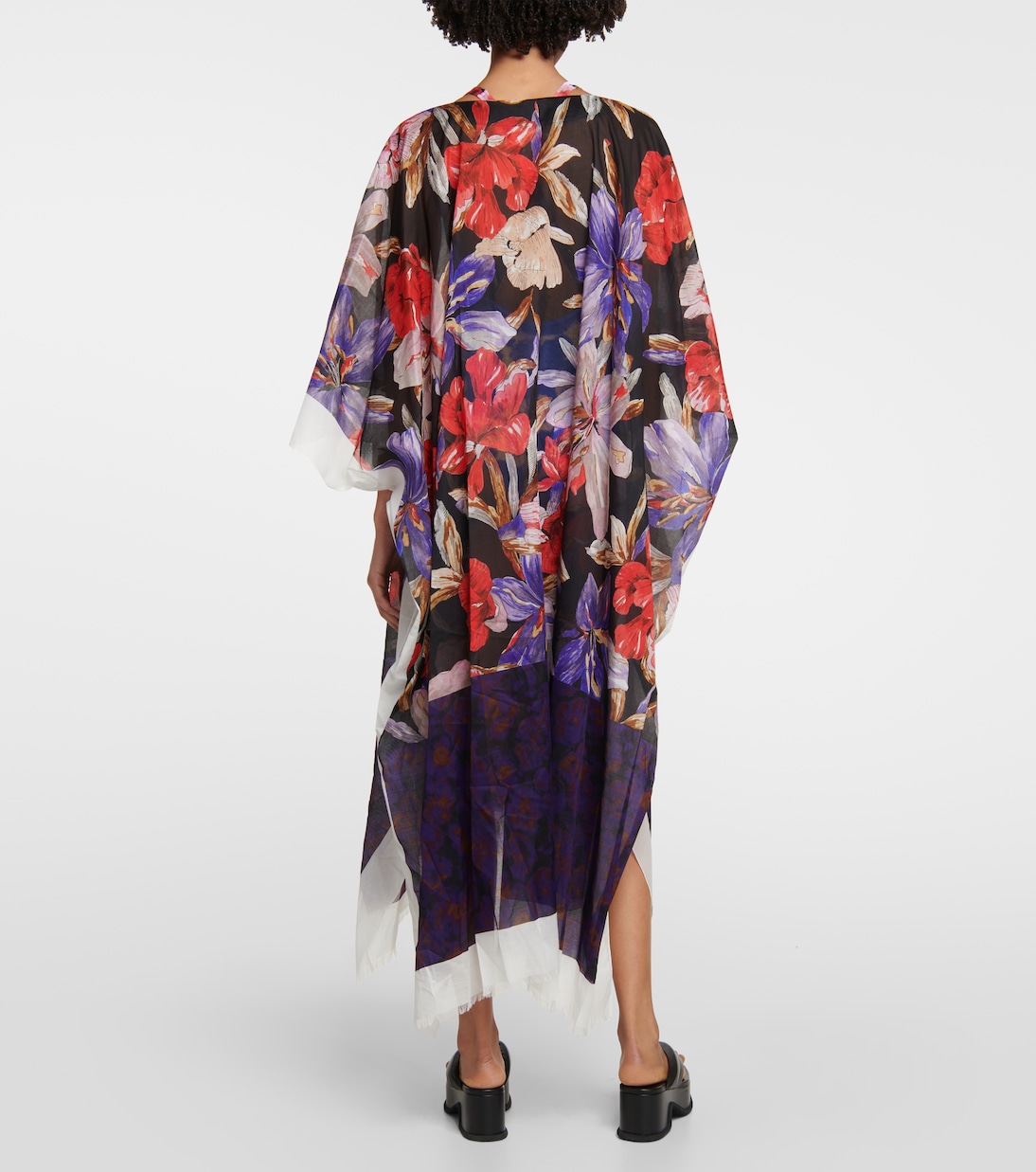 Printed cotton beach dress | Dries Van Noten
