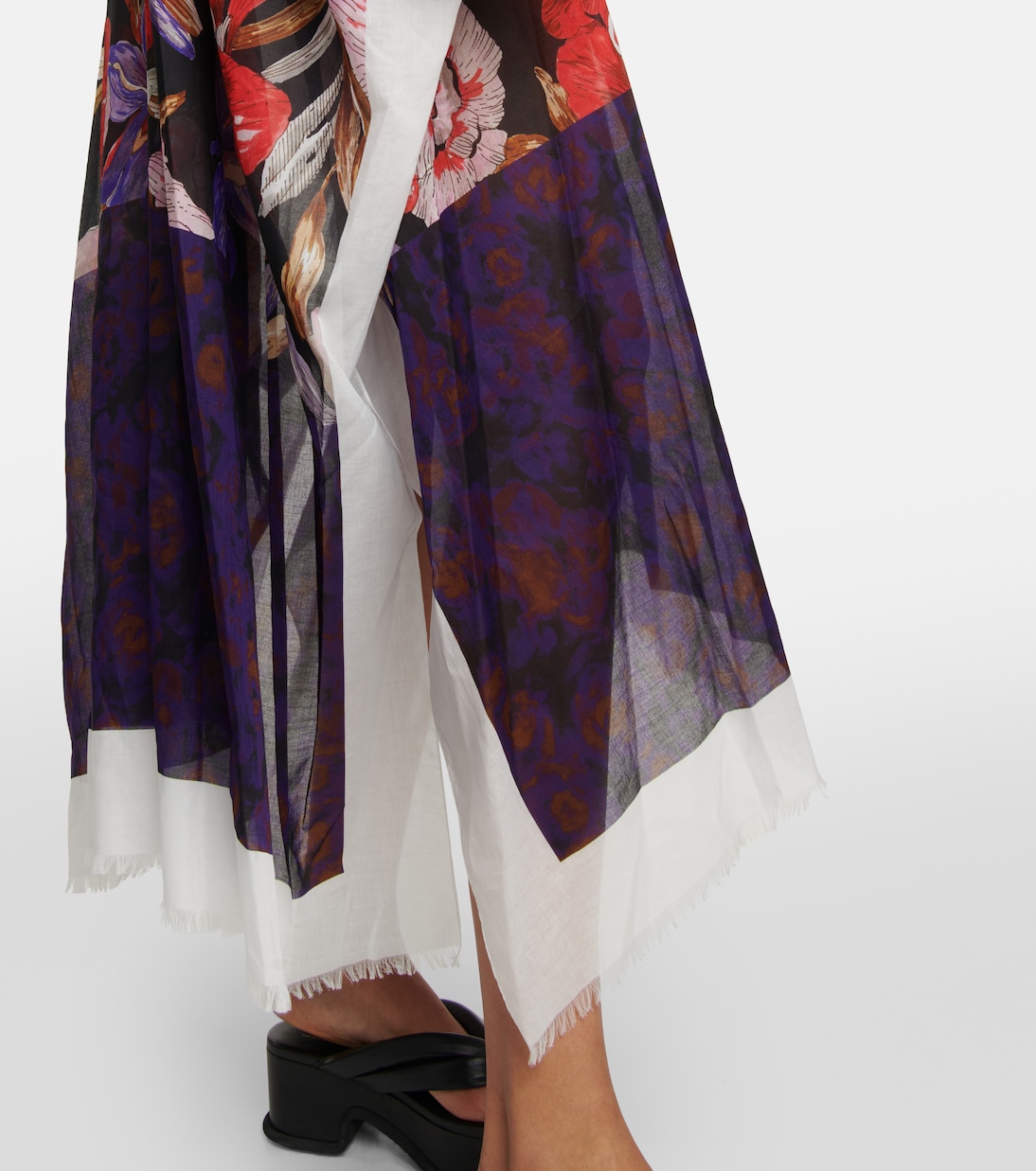 Printed cotton beach dress | Dries Van Noten