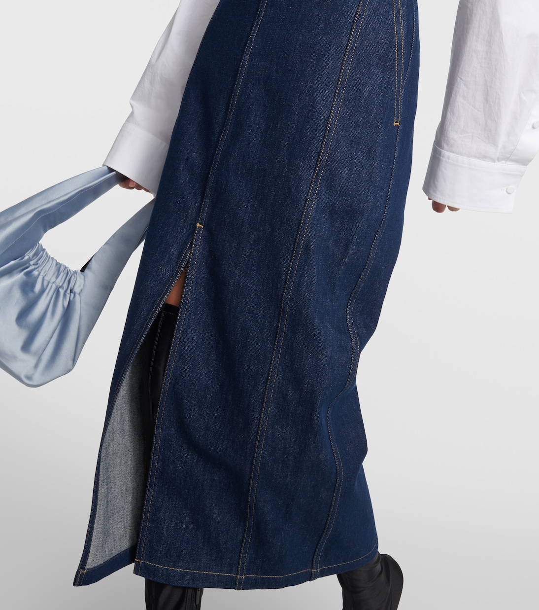 Gonna midi di jeans  | Patou