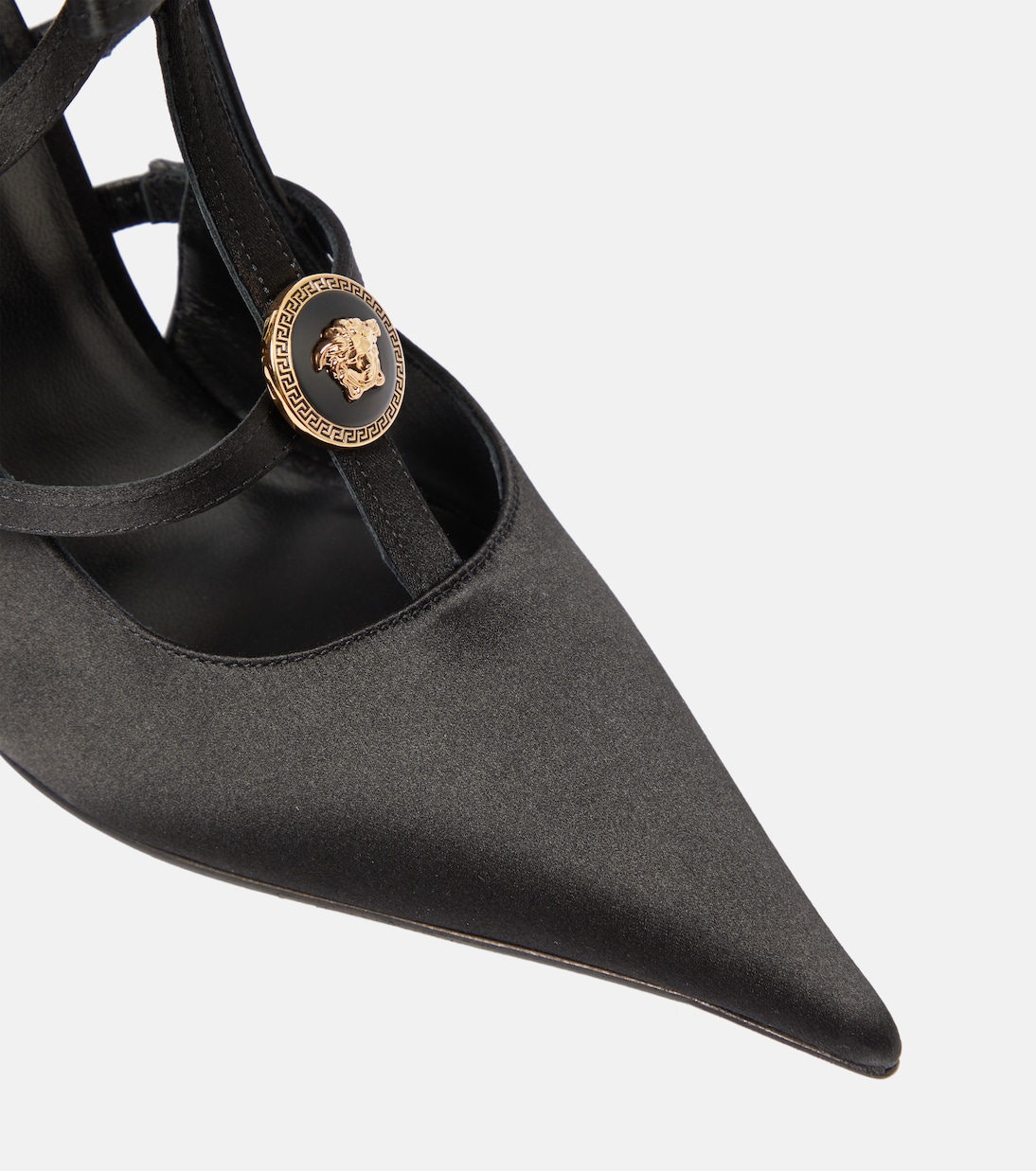 Verzierte Pumps Medusa aus Satin | Versace